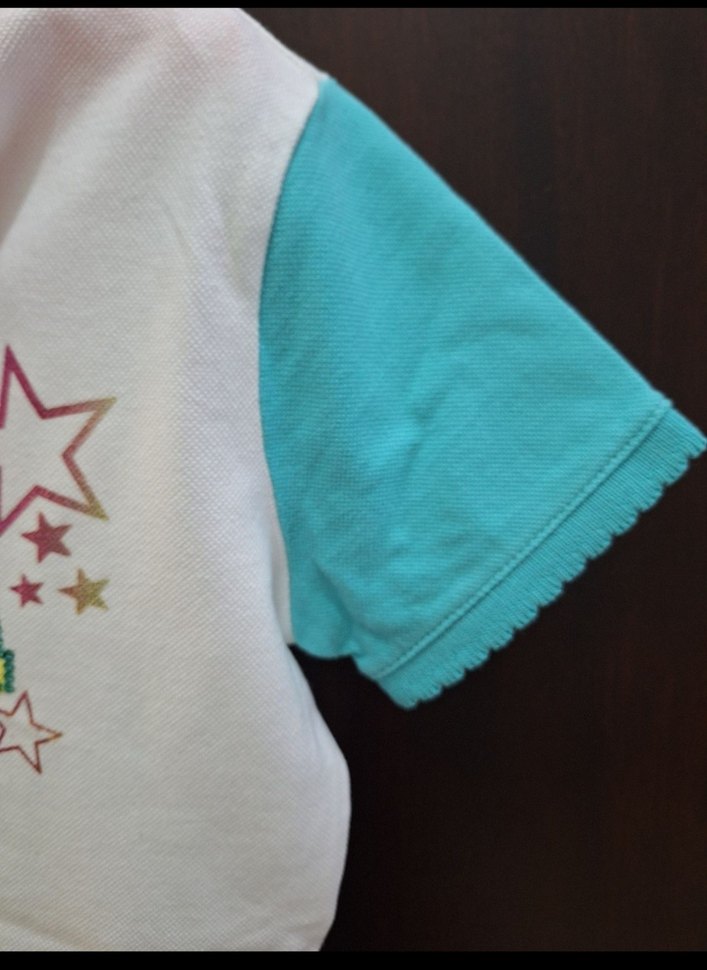 U.S. Polo Assn. Kız Çocuk Baskılı Polo Tişört - Görsel 5