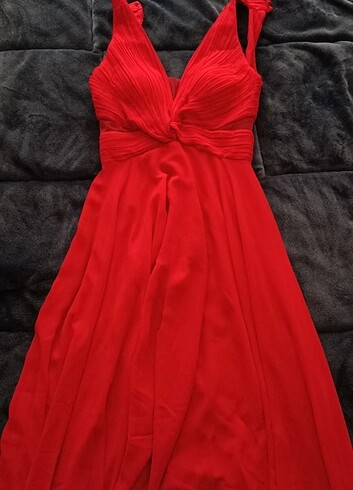 38 Beden kırmızı Renk Elbise