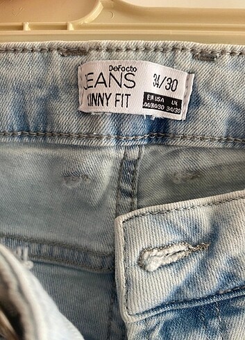 34 Beden mavi Renk Skinny fit jeans mavi pantolon