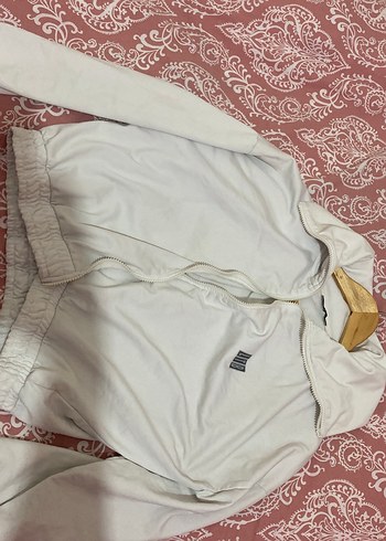 Ltb markalı Kadın Beyaz Yarım Fermuarlı Sweatshirt - Görsel 2