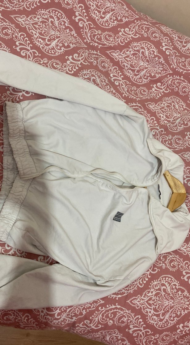 Ltb markalı Kadın Beyaz Yarım Fermuarlı Sweatshirt - Görsel 2