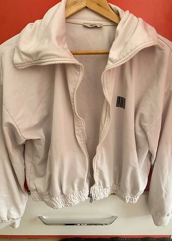 LTB Beyaz Yüksek Yakalı Kadın Sweatshirt - Görsel 2