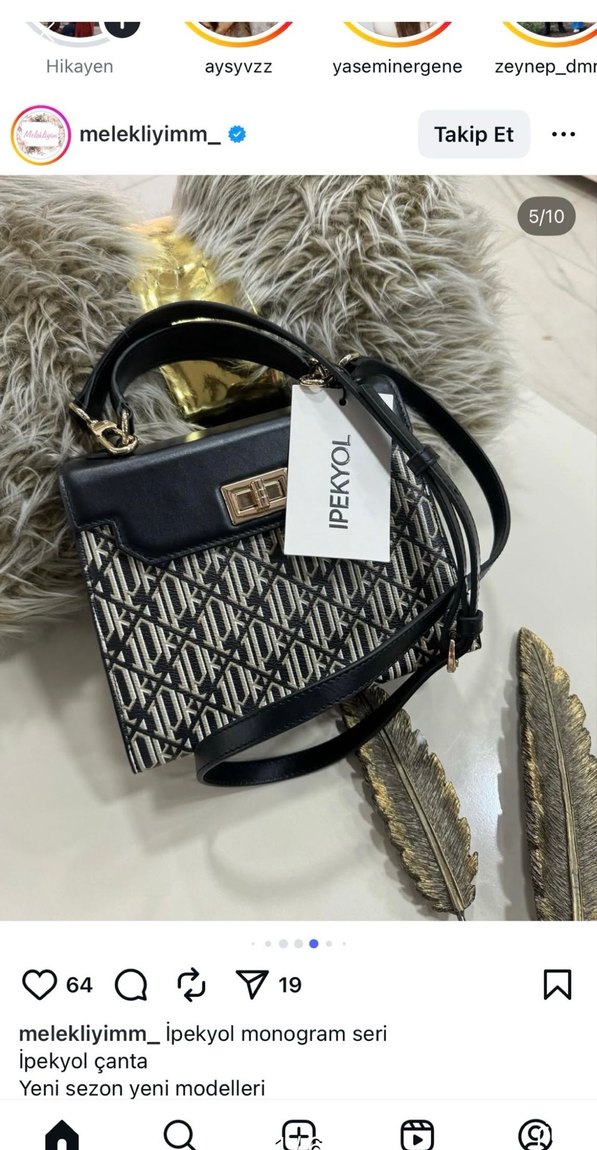 İpekyol Tokalı Siyah Deri Kadın Çanta - Görsel 2