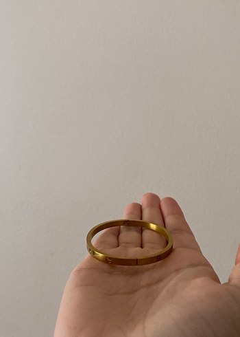 Accessorize Minimalist Altın Renkli Tokalı Bilezik /Cartier gold bileklik