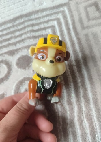 Sarı Kasklı Renkli paw patrol Figür Oyuncak