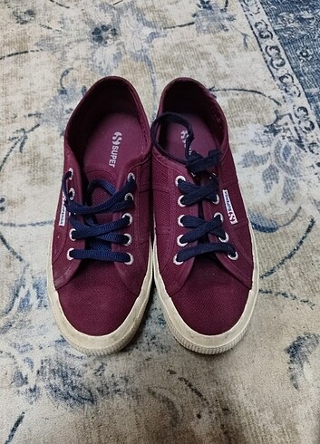 38 Beden bordo Renk Superga unısex