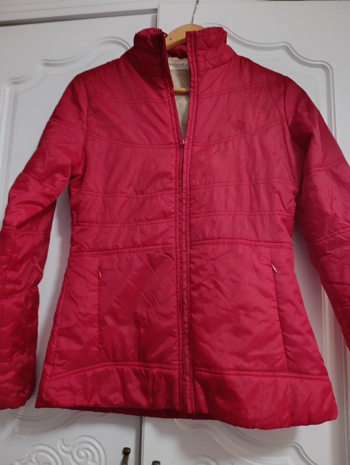 Kadın Kırmızı Midi Kışlık Ceket - Görsel 2