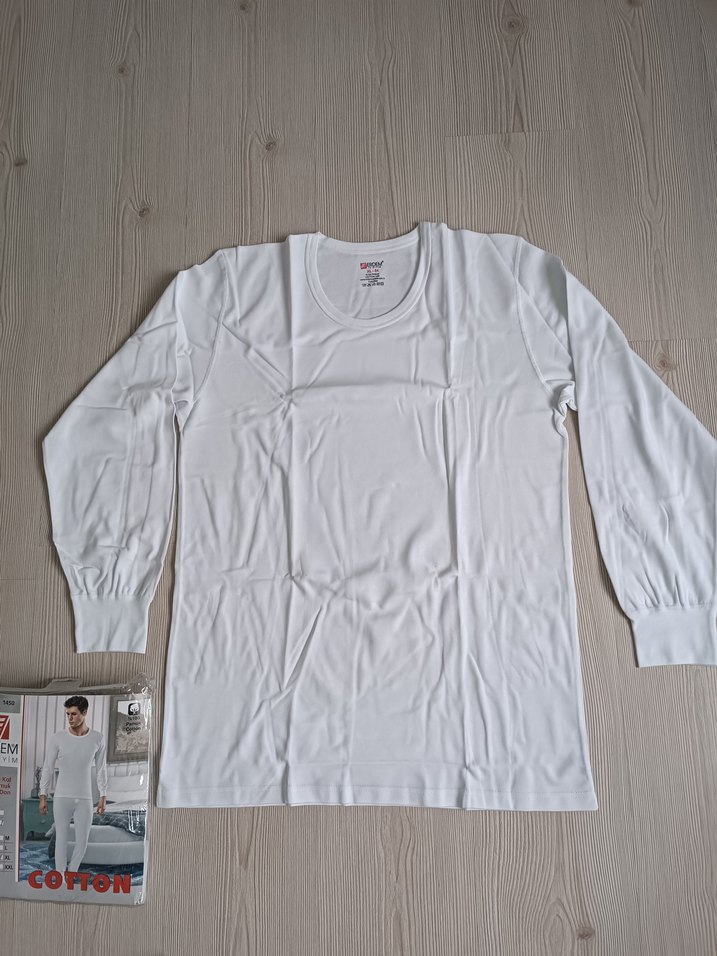 Erdem Erkek Beyaz Pamuklu İçlik Takımı - Görsel 2