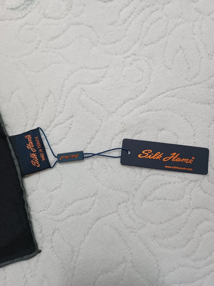 silk home twill ipek eşarp - Görsel 5