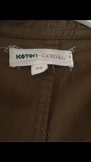 Koton Açık kahvemsi trençkot