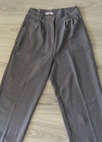 Gri/Lila keten Pantolon
