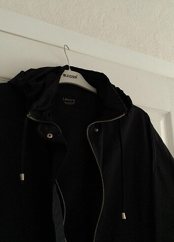 40 Beden siyah Renk Trenchcoat
