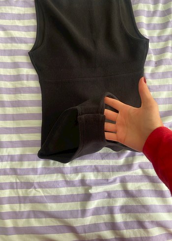 Siyah Gövdeye Oturan Midi Mayo - Görsel 3