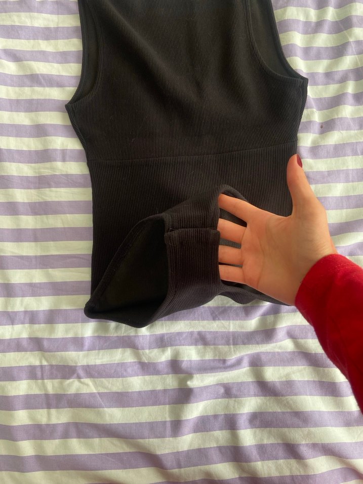 Siyah Gövdeye Oturan Midi Mayo - Görsel 3