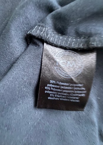 l Beden Gri Erkek Yarım Fermuarlı Yüksek Yakalı Sweatshirt