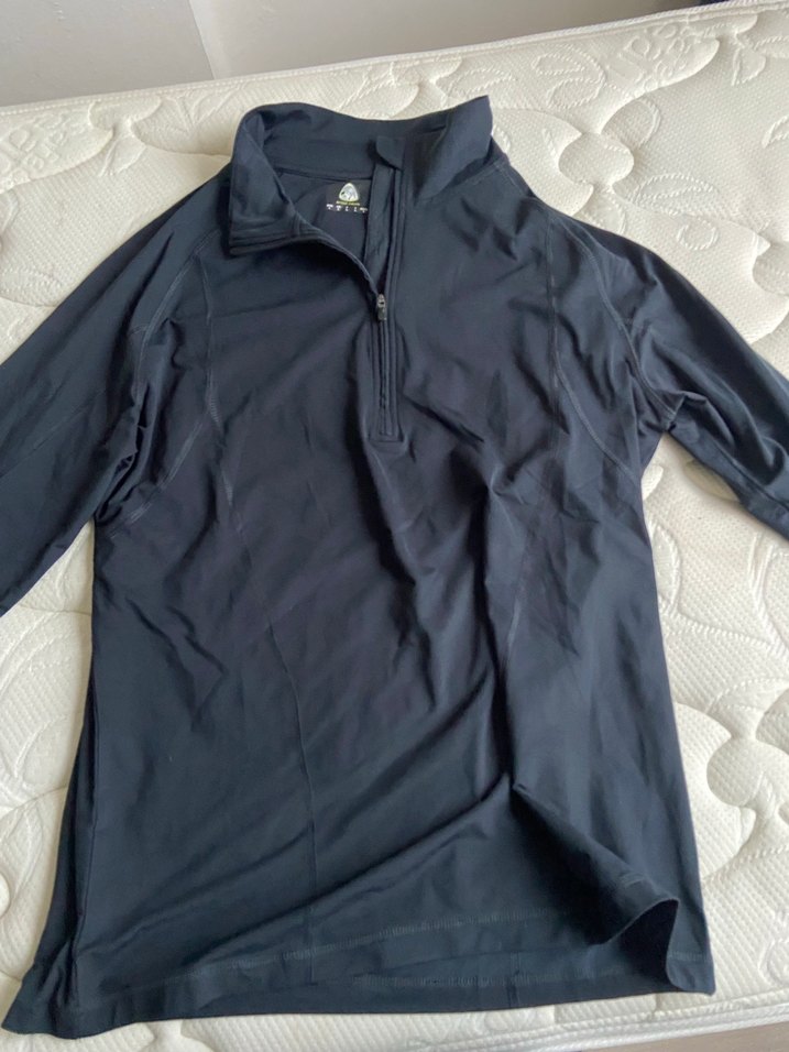 Gri Erkek Yarım Fermuarlı Yüksek Yakalı Sweatshirt - Görsel 2