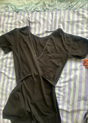 Kuşaklı mini elbise - Görsel 2