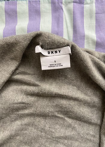 Gri Midi Uzun Kollu Keten Hırka - Görsel 3