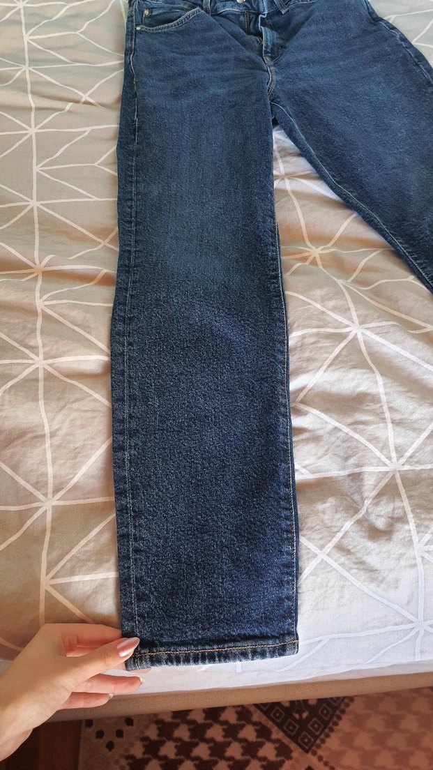 Kadın Lacivert Normal Boy Denim Jean - Görsel 3