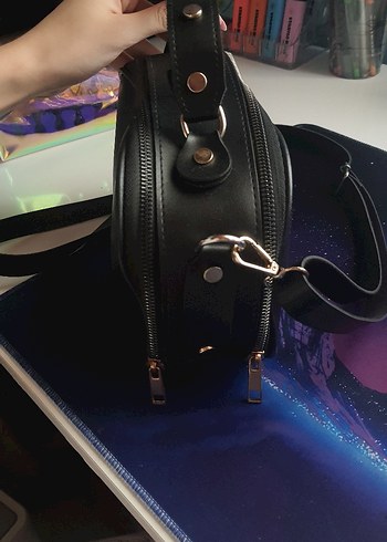 Zara ZARA Siyah Deri Fermuarlı Kadın Çanta