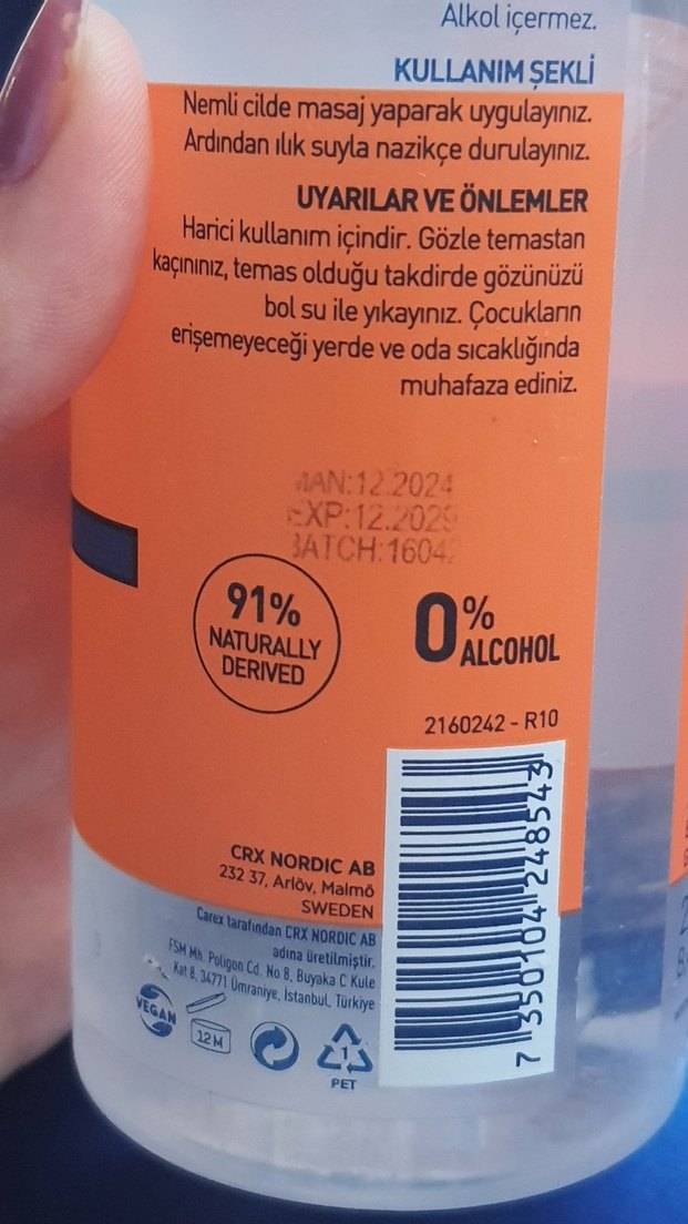 Vitamin C+ Yüz Yıkama Jeli - Yağlı ve Karma Cilt - Görsel 3