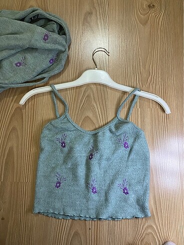 H&M Hırka crop takım