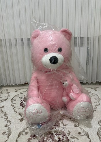 Pastel Pembe Peluş Ayı Oyuncak