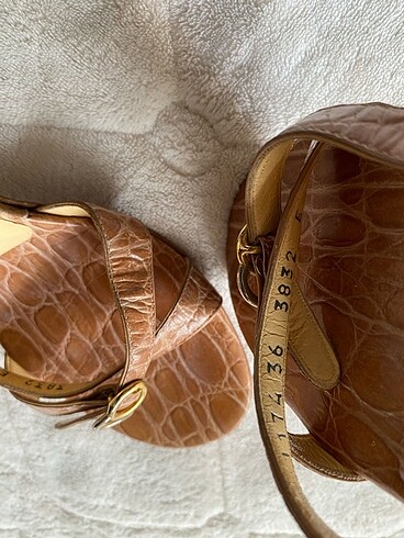 36 Beden camel Renk Giuseppe zanotti topuklu terlik