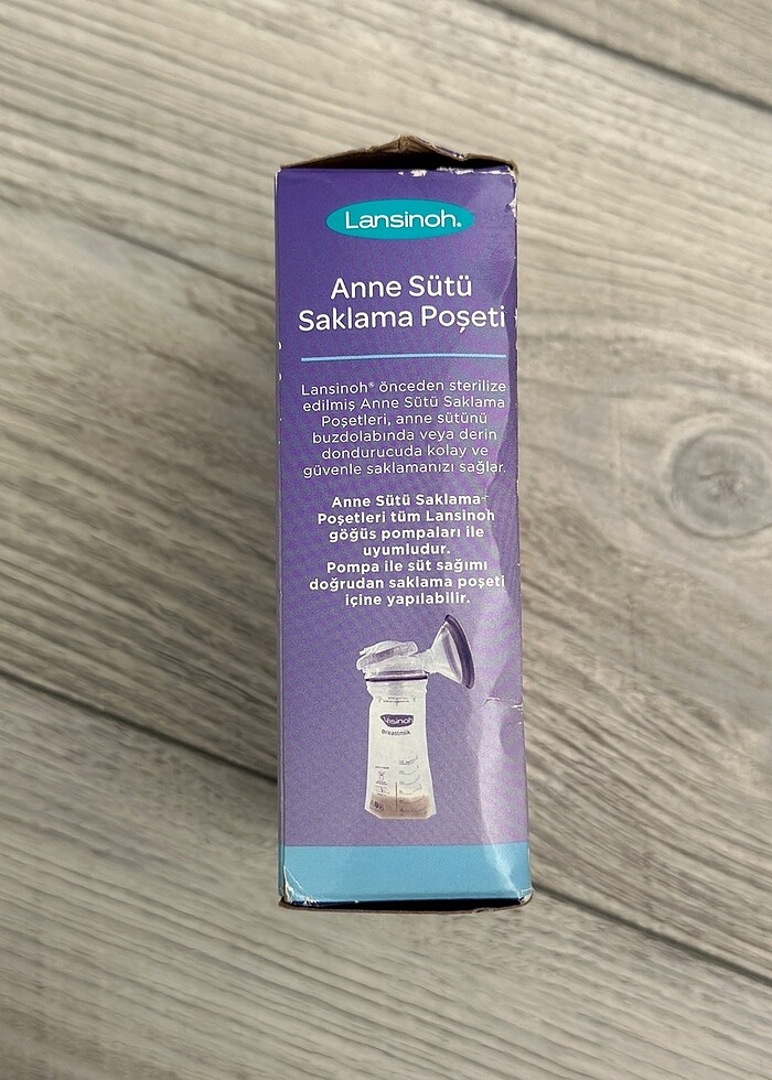 Lansinoh anne sütü saklama poşeti - Görsel 2