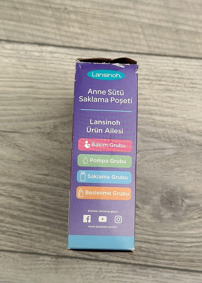 Lansinoh anne sütü saklama poşeti - Görsel 4