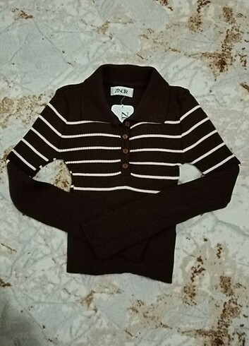 Triko crop bluz