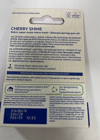 Nivea Kırmızı Parlak Dudak Balmı - Görsel 2