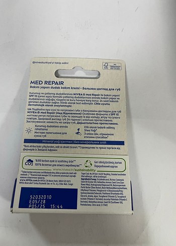 Nivea Med Repair Dudak Bakım Kremi - Görsel 2