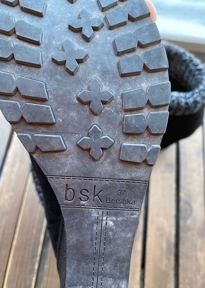 Siyah bot topuklu - Görsel 2