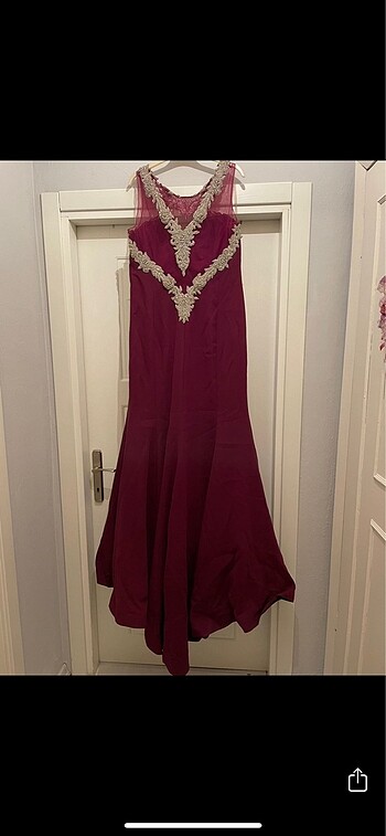 Uzun özel tasarım abiye - Görsel 2