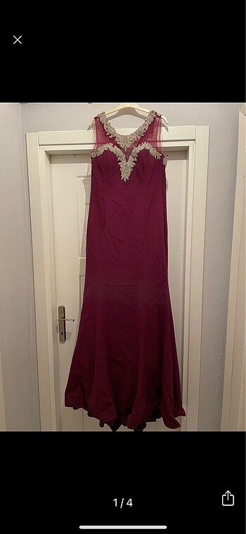 Uzun özel tasarım abiye - Görsel 3