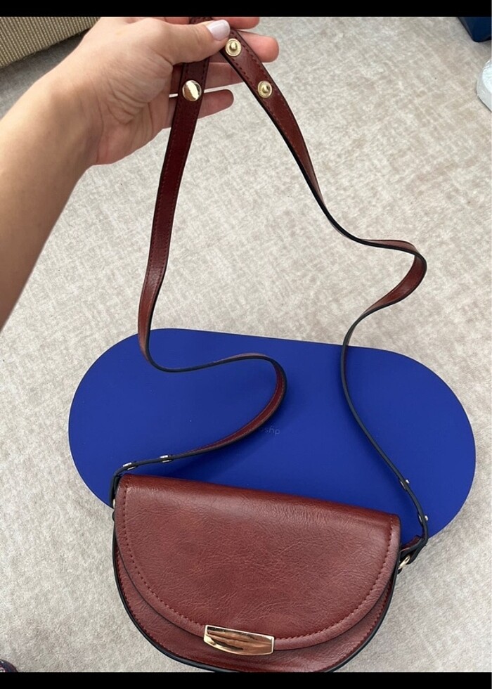 Mango Kapaklı Kahve Çanta - Görsel 4