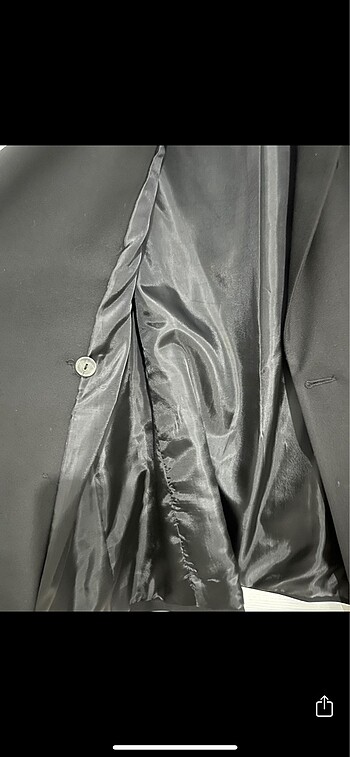 Siyah Blazer Ceket - Görsel 4