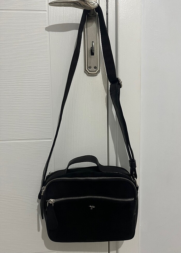 Hakiki Nubuk Fabrika Postacı Çanta - Görsel 2