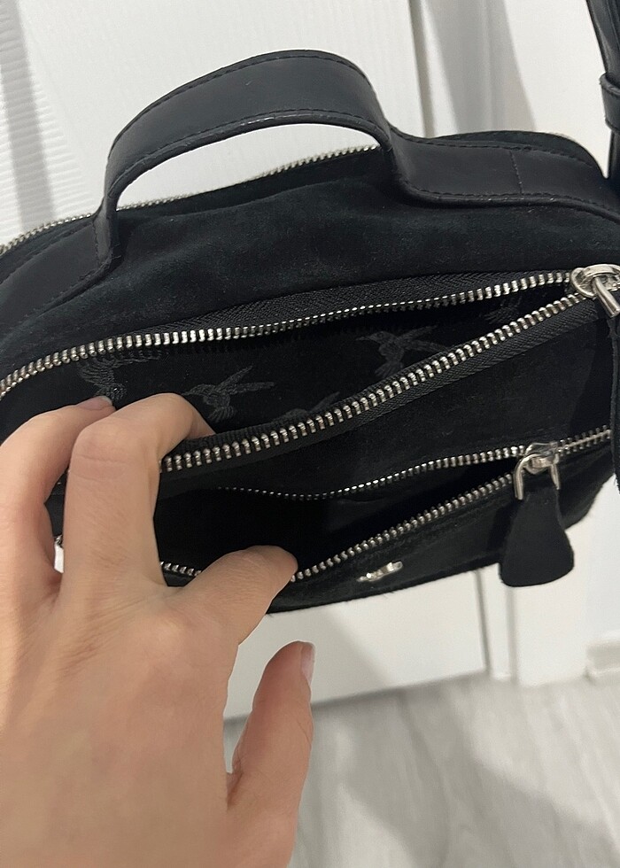 Hakiki Nubuk Fabrika Postacı Çanta - Görsel 4