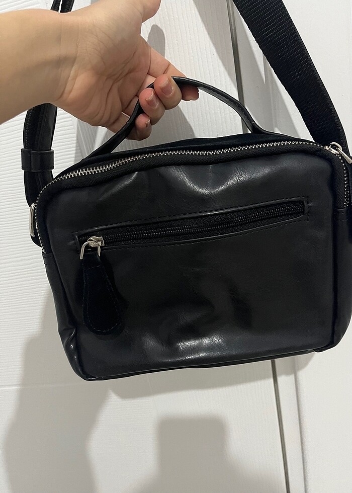 Hakiki Nubuk Fabrika Postacı Çanta - Görsel 5