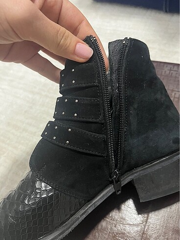 Hakiki Deri Krokodil Zımbalı Hotiç Bot - Görsel 6