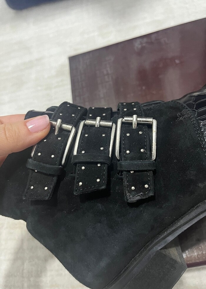 Hakiki Deri Krokodil Zımbalı Hotiç Bot - Görsel 3