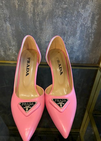 Prada Pembe Topuklu Kadın Stiletto