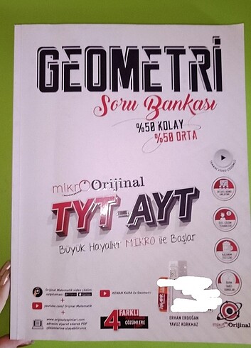 Mikroorjinal TYT AYT Geometri Soru Bankası 