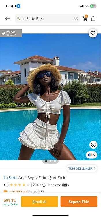 La sarta etek