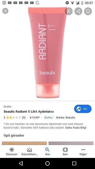 beaulis aydınlatıcı likit