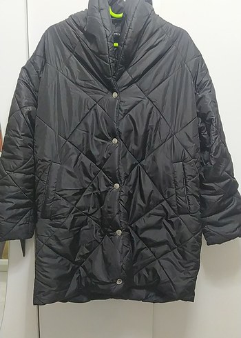 Trendyol & Milla oversize kadın siyah mont Trendyol
