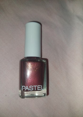 Pastel parıltılı simli kahverengi oje 406 - Görsel 2