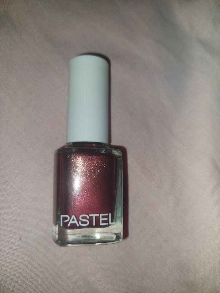 Pastel parıltılı simli kahverengi oje 406 - Görsel 2